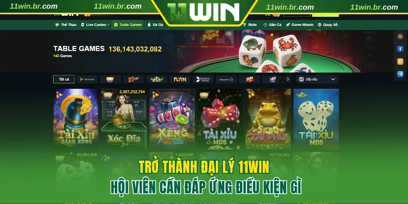 Trở thành đại lý 11WIN hội viên cần đáp ứng điều kiện gì